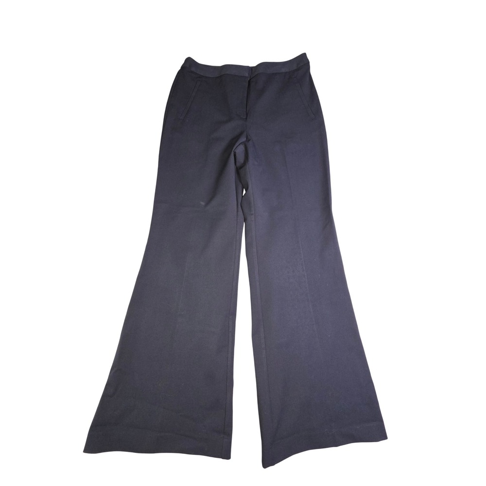 Worthington Women Navy Blue Fit Flare Dress Pants Size 12 Career Trousers NWT